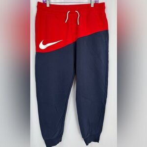 Nike Red and Blue Performance Joggers